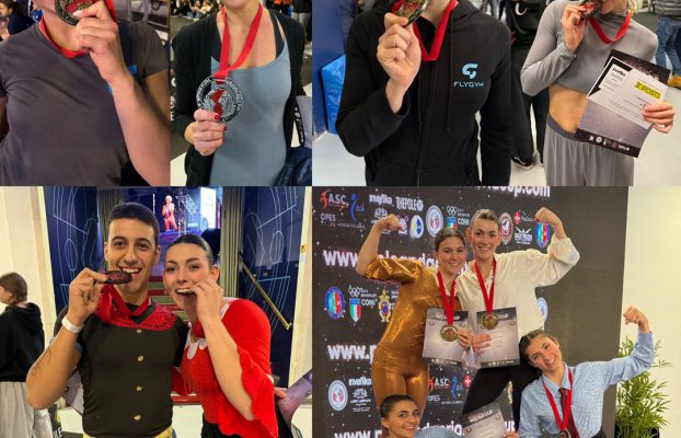Risultato del mondiale per le atlete ferraresi della squadra FLYGYM di Ferrara.